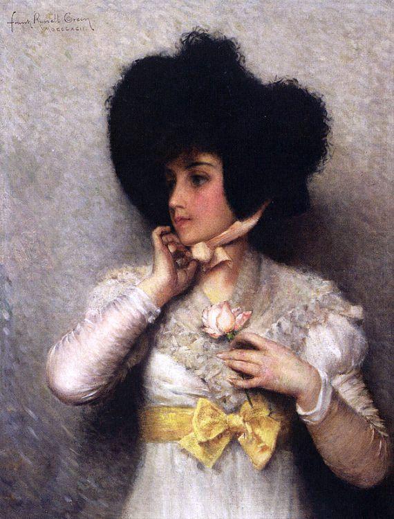 Lady with a Pink Rose, Abbott Fuller Graves
